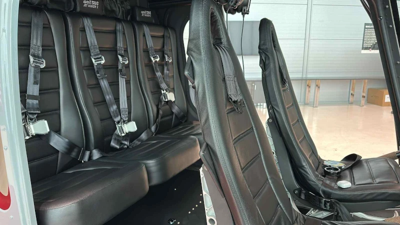 Interior Bell 505. Foto: World Aviation Group